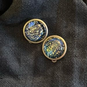 Ben Amun clip on earrings vintage